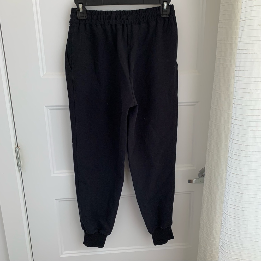 Wilfred crepe black jogger work pants - Picture 2 of 5